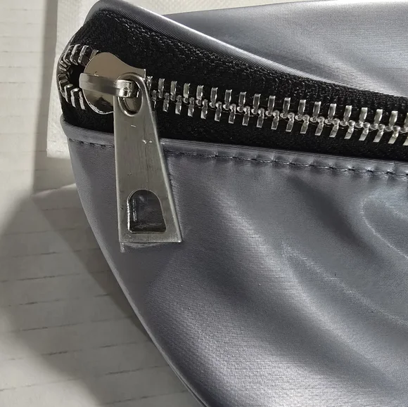 Versace Silver Belt Bag Travel Pouch Fanny Pack Crossbody Designer Unisex Bag - Picture 3 of 10